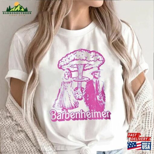 Barbie Oppenheimer T-Shirt Barbieheimer Active Funny Movie Tee Unisex Classic