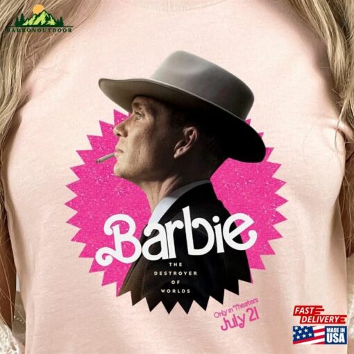 Barbie Oppenheimer T-Shirt Barbieheimer Funny Movie Tee Unisex Sweatshirt