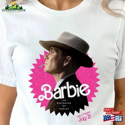 Barbie Oppenheimer T-Shirt Funny Movie Tee Shirt Hoodie