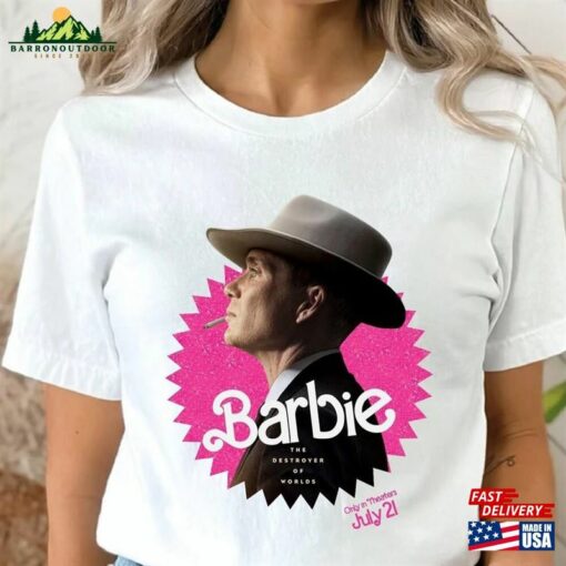 Barbie Oppenheimer T-Shirt Funny Movie Tee Shirt Hoodie Sweatshirt