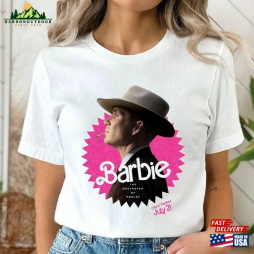 Barbie Oppenheimer T-Shirt Funny Movie Tee Shirt Unisex Classic