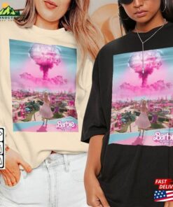 Barbie Oppenheimer V1 Movie Shirt Inspired Bootleg Tee T Shirt Hoodie 3