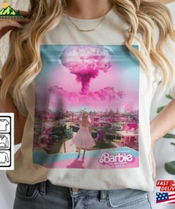 Barbie Oppenheimer V1 Movie Shirt Inspired Bootleg Tee Unisex Hoodie Barbie Oppenheimer V1 Movie Shirt Inspired Bootleg Tee Unisex Hoodie