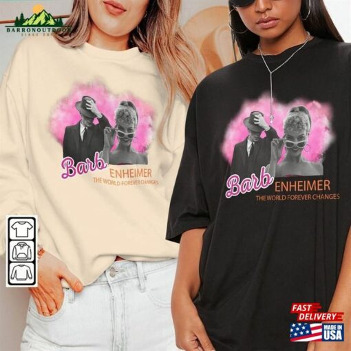 Barbie Oppenheimer V3 Movie Shirt Inspired Bootleg Tee Unisex Classic