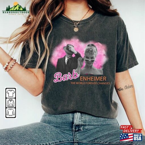 Barbie Oppenheimer V3 Movie Shirt Inspired Bootleg Tee Unisex Classic