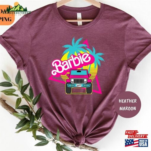 Barbie Pink Car T-Shirt Malibu Shirt Come On Sweatshirt Unisex