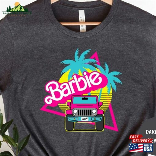 Barbie Pink Car T-Shirt Malibu Shirt Come On Sweatshirt Unisex