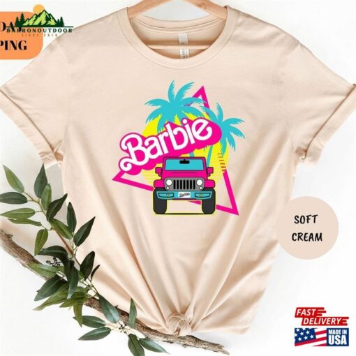 Barbie Pink Car T-Shirt Malibu Shirt Come On Sweatshirt Unisex