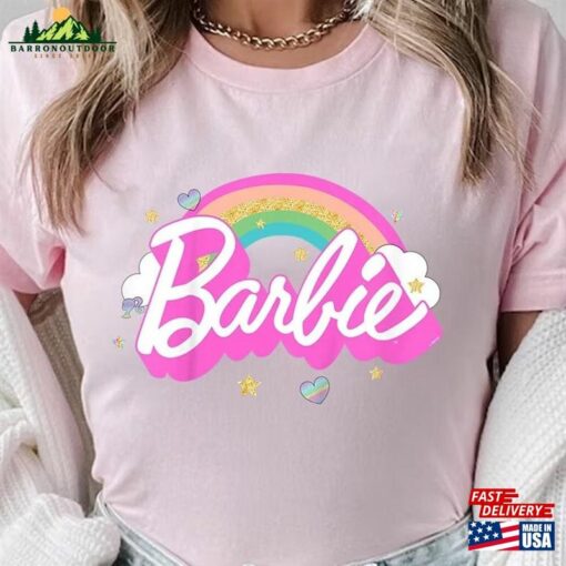 Barbie Rainbow Birthday T-Shirt Women Party Girls Shirt Sweatshirt Unisex