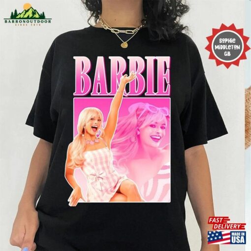 Barbie Shirt Oppenheimer Movie 2023 Christopher Nolan Margot Robbie Sweatshirt Classic