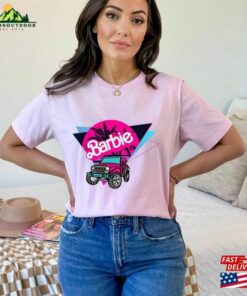 Barbie Shirt Retro Car Jeep T-Shirt Hoodie Barbie Shirt Retro Car Jeep T-Shirt Hoodie