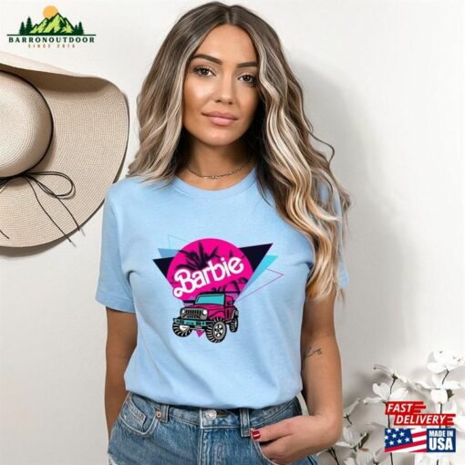 Barbie Shirt Retro Car Jeep T-Shirt Hoodie