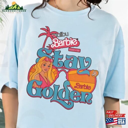 Barbie Stay Golden Comfort Colors Shirt Malibu Unisex T-Shirt