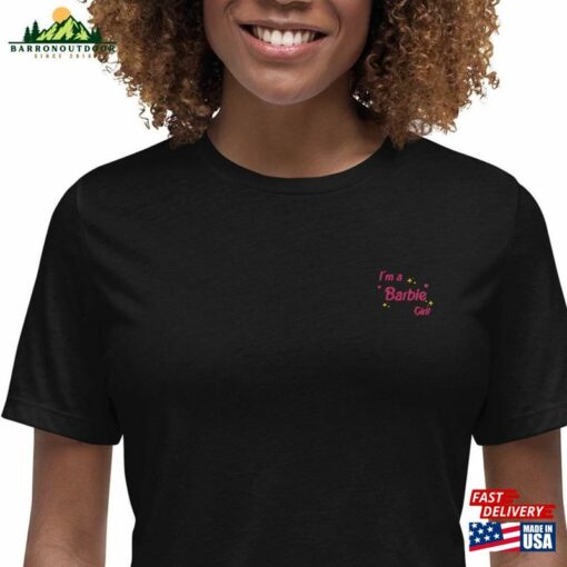 Barbie T-Shirt I’m A Girl Shirt 2023 Embroidered T Classic Unisex