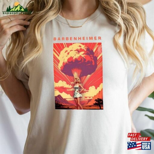 Barbie The Movie T-Shirt Barbenheimer Meme Vs Oppenheimer Shirt Hoodie