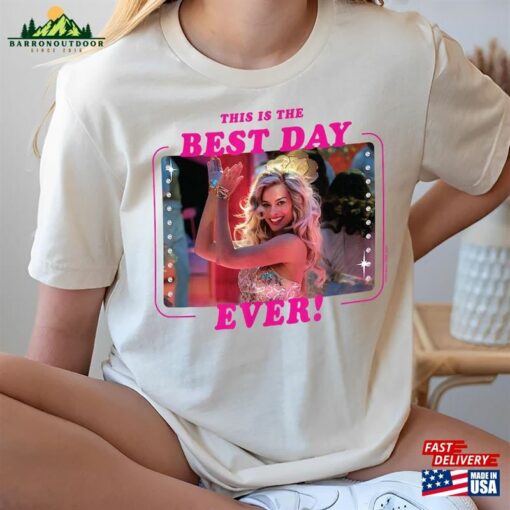 Barbie The Movie This Is Best Day Ever Shirt Vs Oppenheimer Sweatshirt Unisex