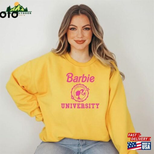 Barbie University Sweatshirt Girl Gift For Lover Hoodie