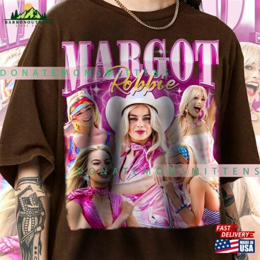 Barbie Vintage Bootleg Tee Margot Robbie Graphic Shirt Hoodie Unisex