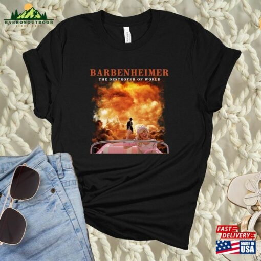 Barbie Vs Oppenheimer 2023 Shirt Barbenheimer Unisex Classic