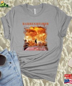 Barbie Vs Oppenheimer 2023 Shirt Barbenheimer Unisex Classic 3