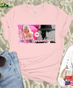 Barbie Vs Oppenheimer 2023 Shirt Barbenheimer Unisex Hoodie