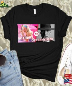 Barbie Vs Oppenheimer 2023 Shirt Barbenheimer Unisex Hoodie