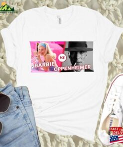 Barbie Vs Oppenheimer 2023 Shirt Barbenheimer Unisex Hoodie 2 Barbie Vs Oppenheimer 2023 Shirt Barbenheimer Unisex Hoodie 3