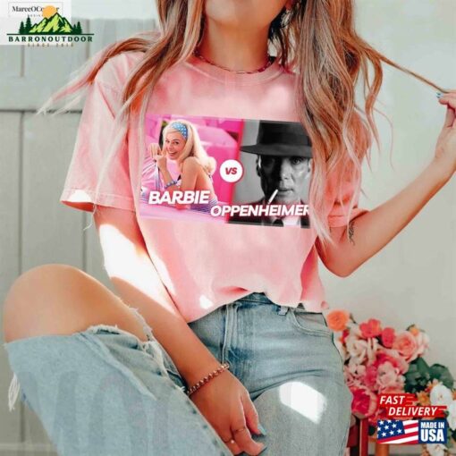 Barbie Vs Oppenheimer Comfort Colors® Shirt Tee Funny Unisex Classic