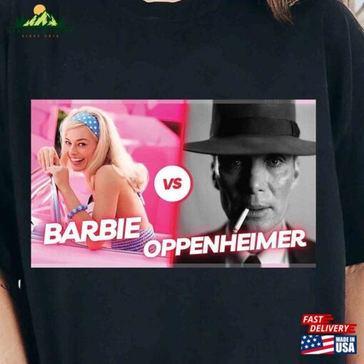 Barbie Vs Oppenheimer Comfort Colors® Shirt Tee Funny Unisex Classic