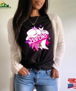 Barbie Western Country Cowboy Hat Bandana Boot Stars Pink Babe Doll Girly Unisex T Shirt Oppenheimer Shirt Sweatshirt Classic 3