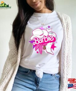 Barbie Western Country Cowboy Hat Bandana Boot Stars Pink Babe Doll Girly Unisex T Shirt Oppenheimer Shirt Sweatshirt Classic 4