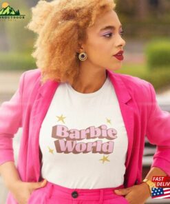 Barbie World T-Shirt Shirt Oppenheimer Movie Classic Unisex