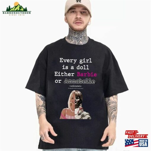 Barbie X Annabelle Shirt Margot Robbie Unisex Hoodie