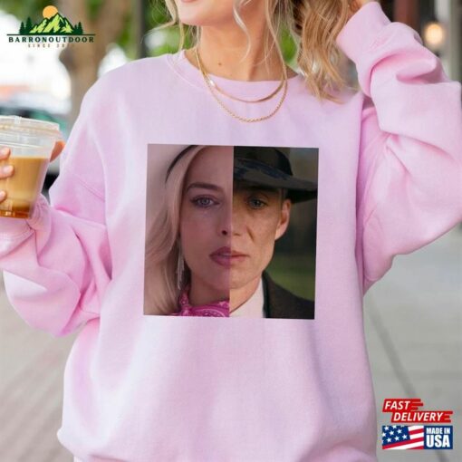 Barbie X Oppenheimer Shirt Double Feature Movie Inspired Unisex Sweatshirt