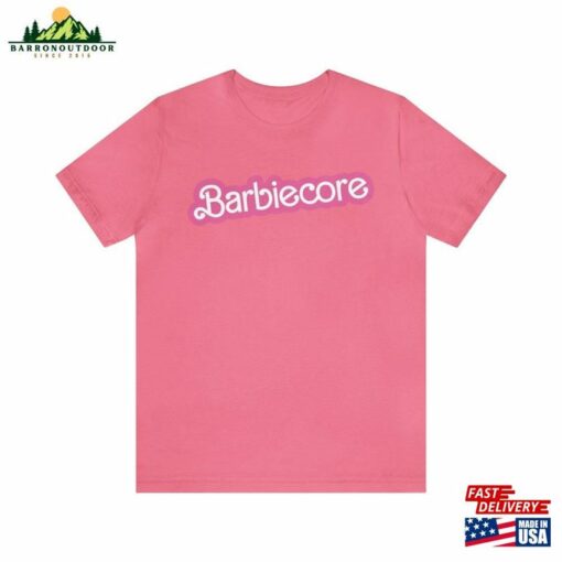 Barbiecore Unisex Jersey Short Sleeve T-Shirt Pink Doll Sweatshirt