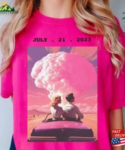 Barbieheimer Active T-Shirt Barbie Oppenheimer Funny Movie Tee Hoodie Sweatshirt