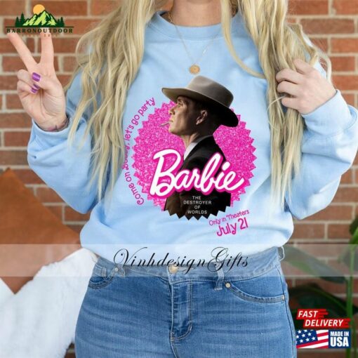 Barbieheimer Shirt Barbie Margot Robbie Sweatshirt Unisex