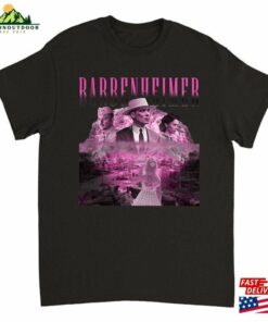 Barbnenheimer Barbie Oppenheimer Pink Printed Vintage 2023 Movie Poster Unisex Crewneck T-Shirt Sweatshirt Hoodie