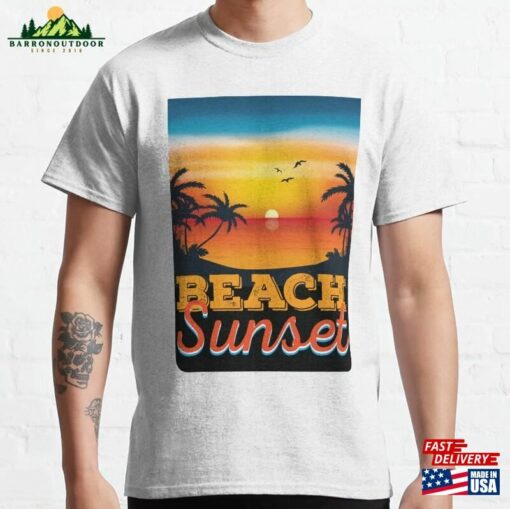 Beach Sunset Classic T-Shirt Unisex