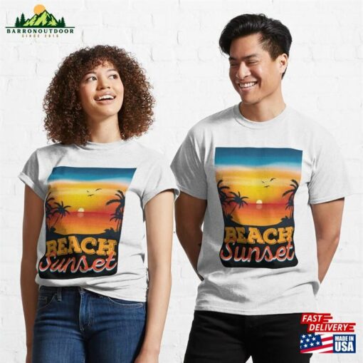 Beach Sunset Classic T-Shirt Unisex