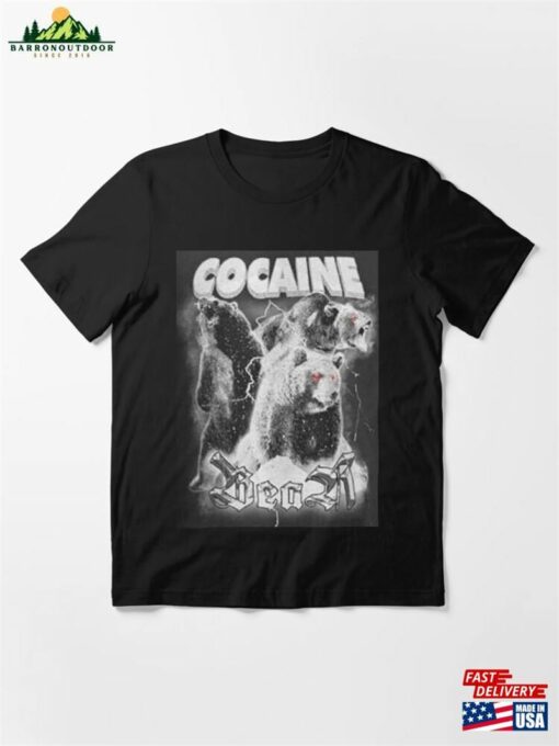 Bear Cocaine Tshirt Hoodie Classic