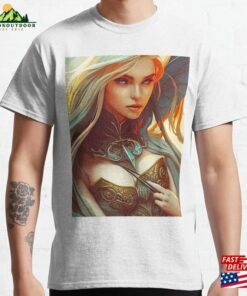 Beautiful Blond Fantasy Woman Classic T-Shirt Hoodie Beautiful Blond Fantasy Woman Classic T-Shirt Hoodie