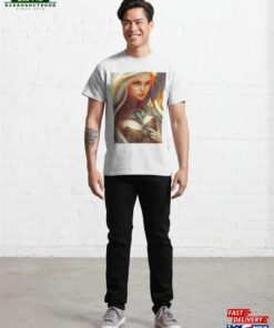 Beautiful Blond Fantasy Woman Classic T-Shirt Hoodie 2 Beautiful Blond Fantasy Woman Classic T Shirt Hoodie 3