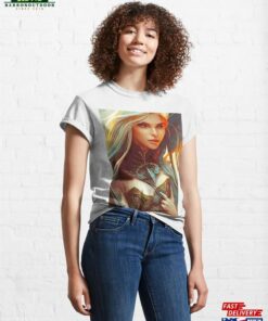 Beautiful Blond Fantasy Woman Classic T-Shirt Hoodie 3 Beautiful Blond Fantasy Woman Classic T Shirt Hoodie 4