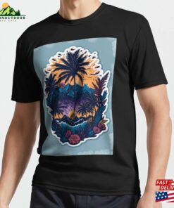 Beautiful Island Nature Mountains Active T-Shirt Sweatshirt Unisex Beautiful Island Nature Mountains Active T-Shirt Sweatshirt Unisex