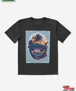 Beautiful Island Nature Mountains Active T-Shirt Sweatshirt Unisex Beautiful Island Nature Mountains Active T-Shirt Sweatshirt Unisex