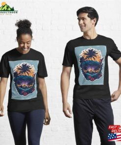 Beautiful Island Nature Mountains Active T Shirt Sweatshirt Unisex 3