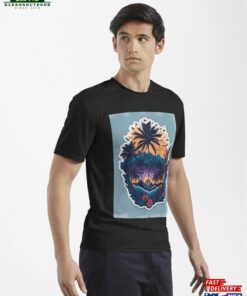 Beautiful Island Nature Mountains Active T Shirt Sweatshirt Unisex 4