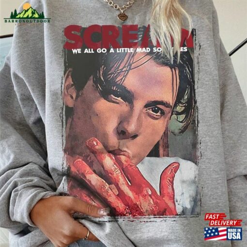 Billy Loomis Scream Horror Movie Halloween Shirt Vintage Sweatshirt Hoodie T-Shirt