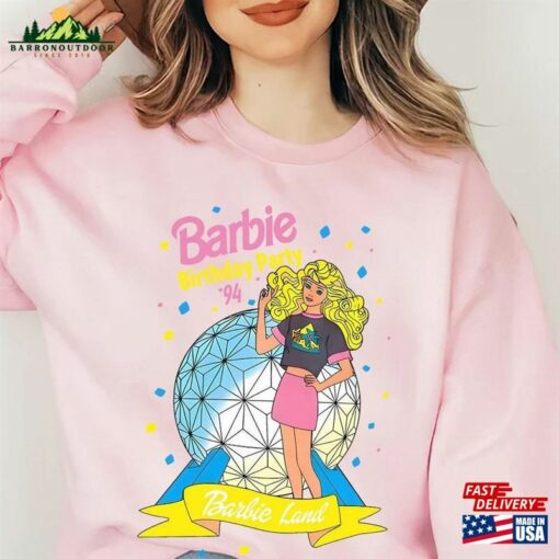 Birthday Party 1994 Shirt Barbie Funny Crew T-Shirt Unisex